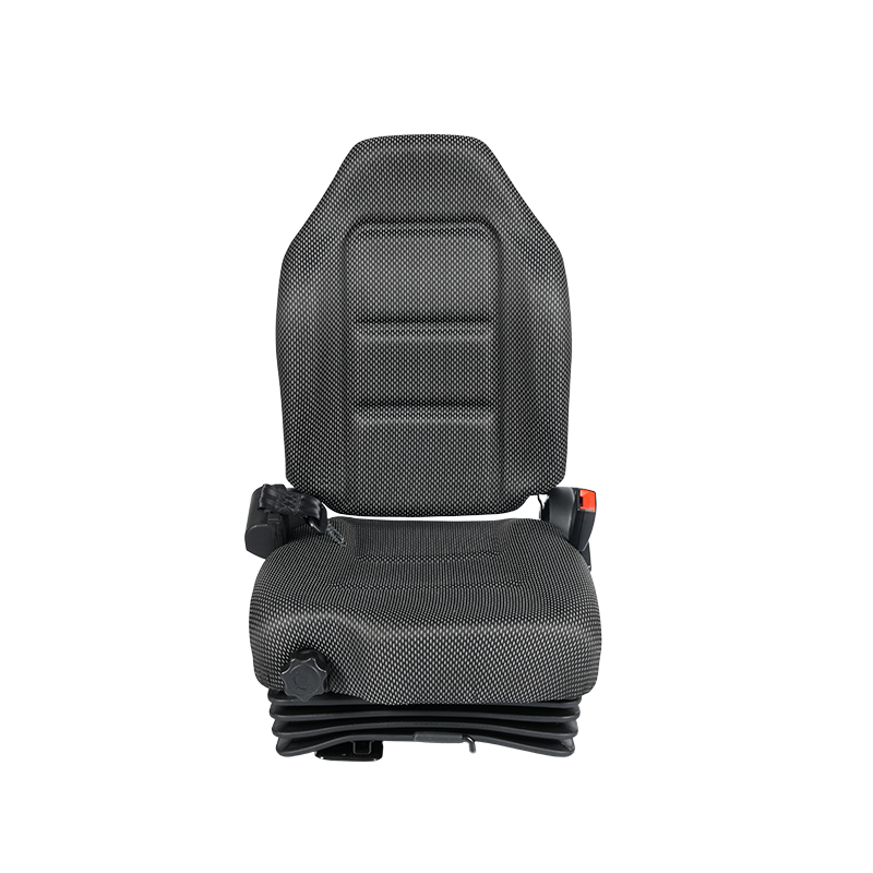 Asiento de camión de alcance certificado BF6-3 EN13490 IT1 con cinturón de seguridad retráctil e interruptor de absorción de impactos y UPS para carretillas elevadoras con batería de litio Compatible con Hyster،Jungheinrich