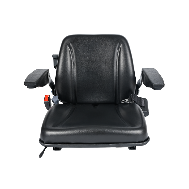 Asiento agrícola plegable mecánico duradero BF8-4 para carretillas elevadoras agrícolas con ajuste de peso 