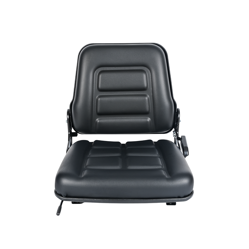 Asiento industrial plegable BF1-2 para camiones con plataforma con diseño plegable hacia adelante de 95° que ahorra espacio