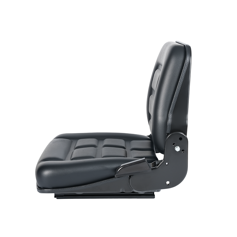 Asiento industrial plegable BF1-2 para camiones con plataforma con diseño plegable hacia adelante de 95° que ahorra espacio
