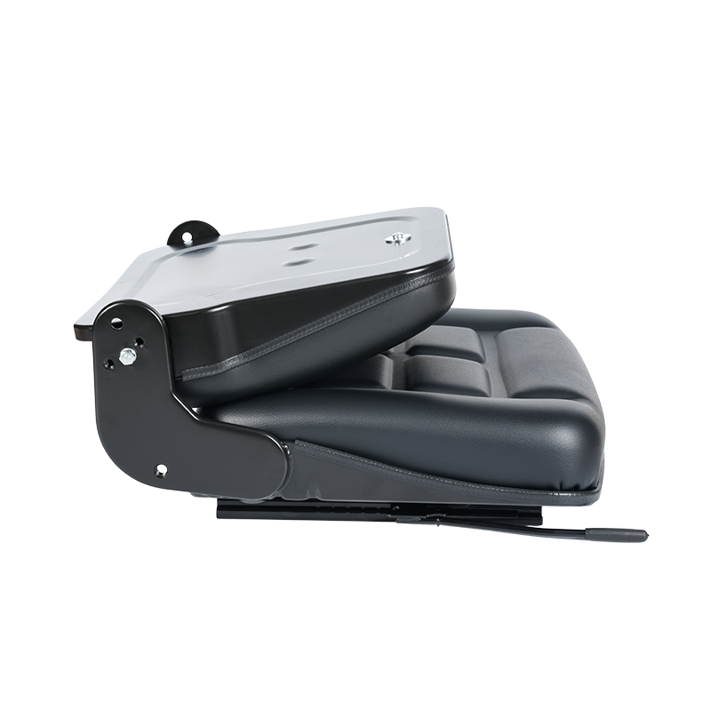 Asiento industrial plegable BF1-2 para camiones con plataforma con diseño plegable hacia adelante de 95° que ahorra espacio