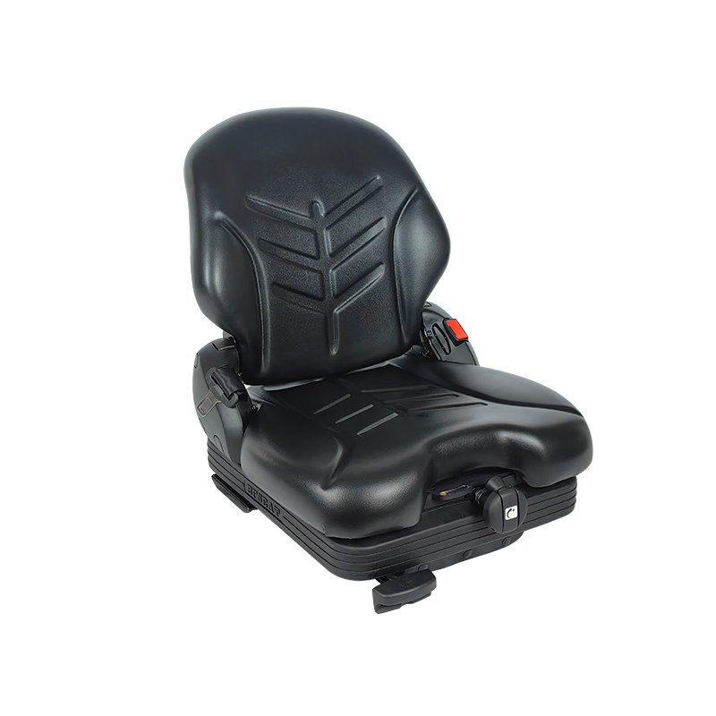 Asiento de carretilla elevadora con amortiguación continua de alta gama BF16M, asiento ergonómico modular de viaje ajustable con suspensión total