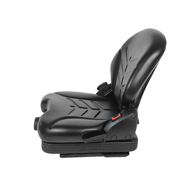Asiento de carretilla elevadora con amortiguación continua de alta gama BF16M, asiento ergonómico modular de viaje ajustable con suspensión total