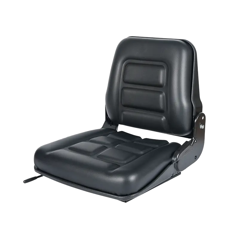 Asiento para maquinaria de construcción con respaldo plegable BF1-2 para ahorro de espacio en cabina de equipos compactos