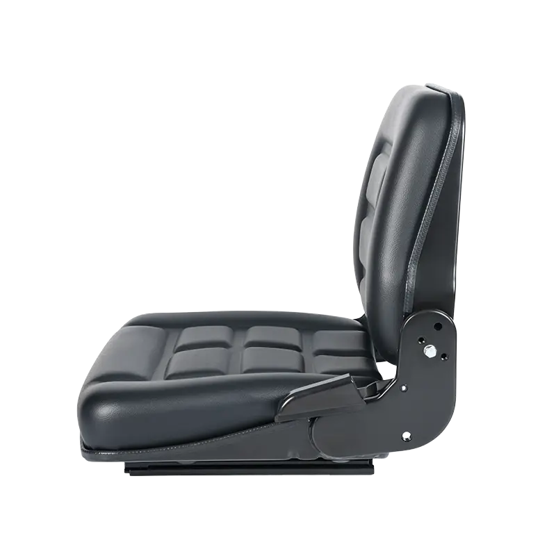 Asiento para maquinaria de construcción con respaldo plegable BF1-2 para ahorro de espacio en cabina de equipos compactos