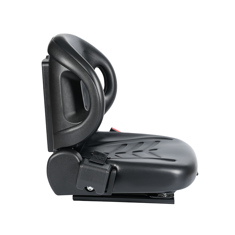 Asiento para maquinaria de construcción con respaldo plegable 2-2 y opciones de tela doble para cabinas compactas