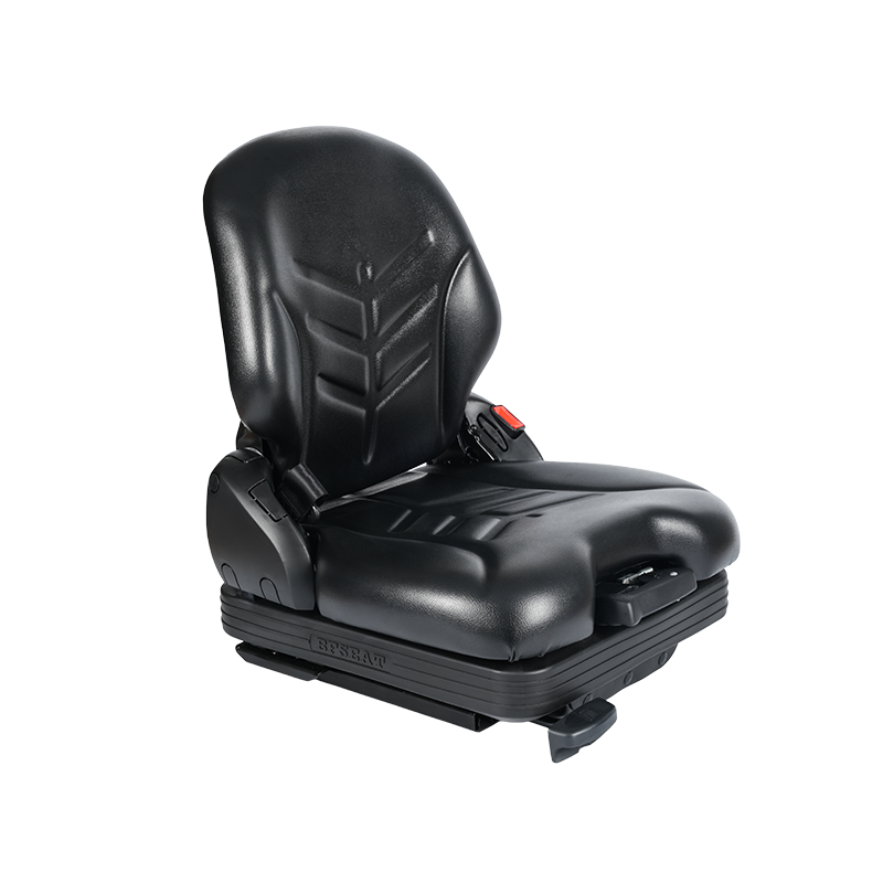 Asiento para maquinaria de construcción con suspensión total y servicio pesado BF16M, con recorrido opcional de 60/80 mm y amplia compatibilidad de peso