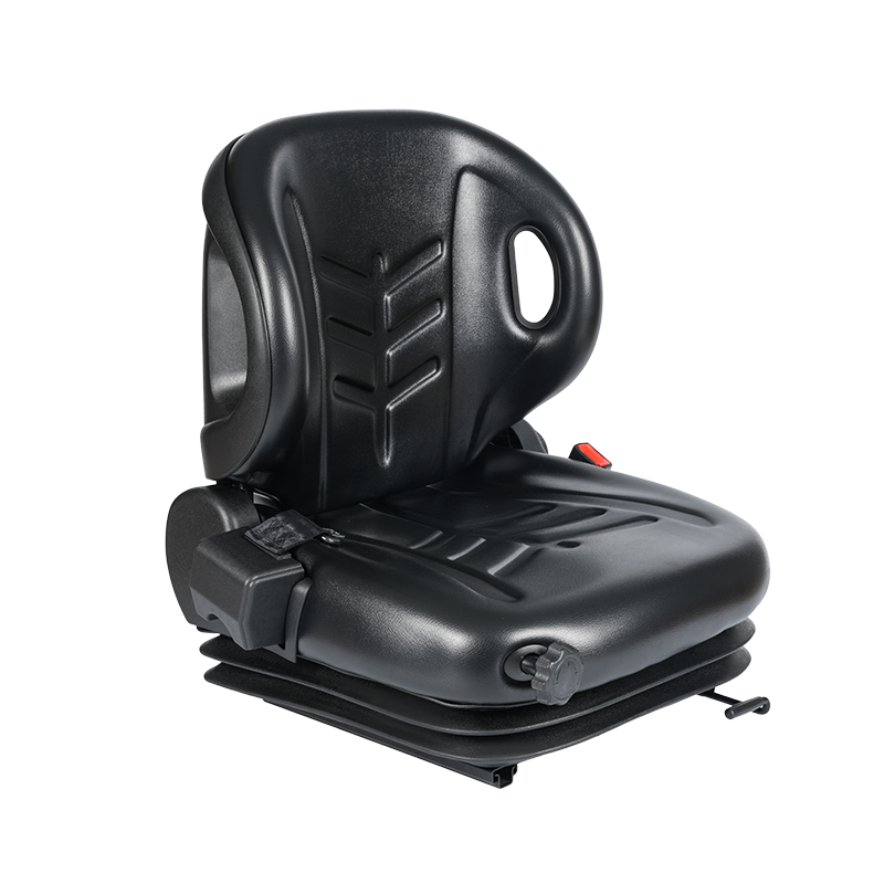 Asiento de construcción con suspensión mecánica 2-3AB con interruptor OPS y cubierta antipolvo para condiciones del lugar de trabajo