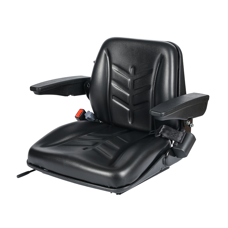 BF8-4ABCD Asiento agrícola plegable mecánico duradero para carretillas elevadoras agrícolas con ajuste de peso 
