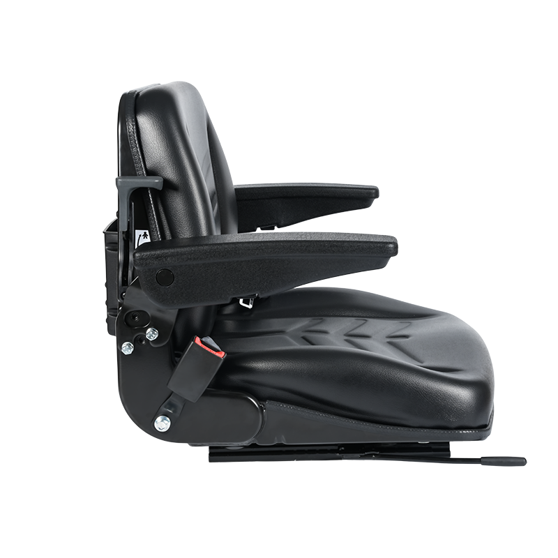 BF8-4ABCD Asiento agrícola plegable mecánico duradero para carretillas elevadoras agrícolas con ajuste de peso 