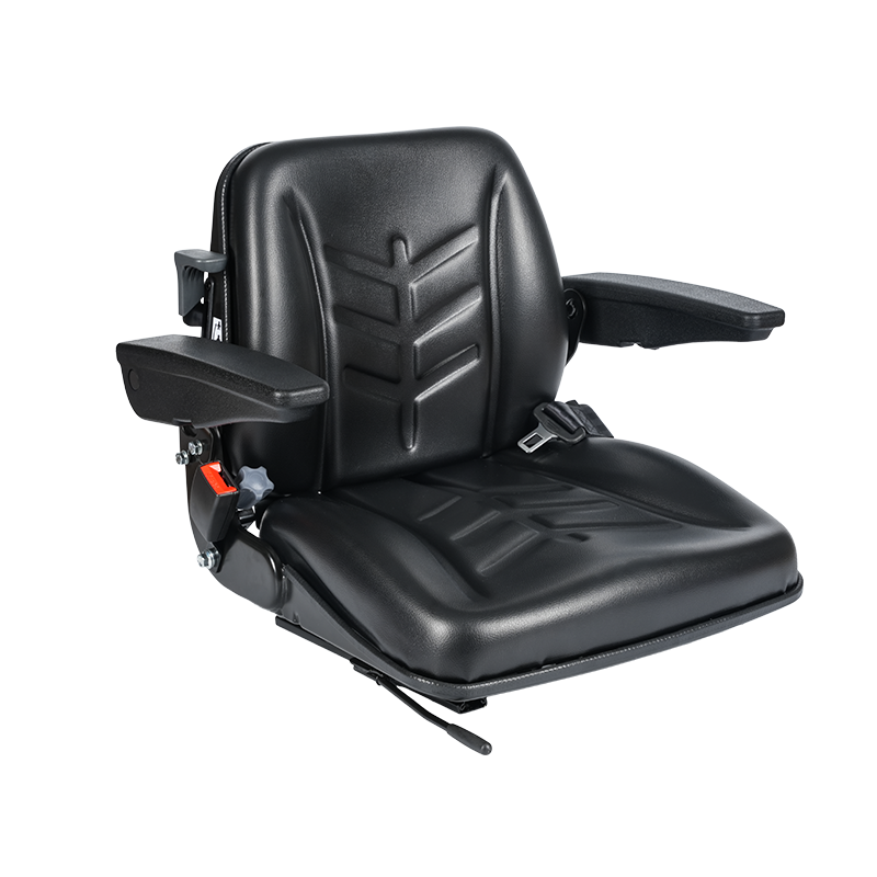 BF8-4ABCD Asiento agrícola plegable mecánico duradero para carretillas elevadoras agrícolas con ajuste de peso 