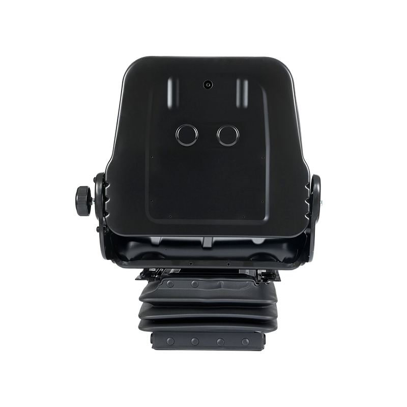 Asiento para maquinaria de construcción de suspensión total BF8-2+G180 con respaldo inclinable amplio y marco amortiguador ajustable de 100 mm