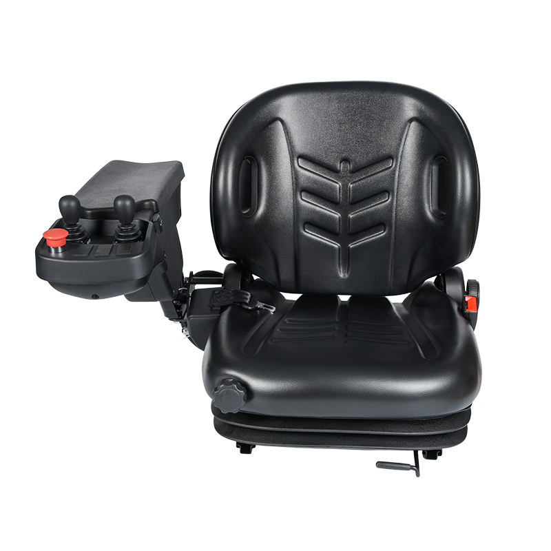 Asiento de montacargas con suspensión total BF2-3ABC con consola de reposabrazos inteligente integrada y palanca de control