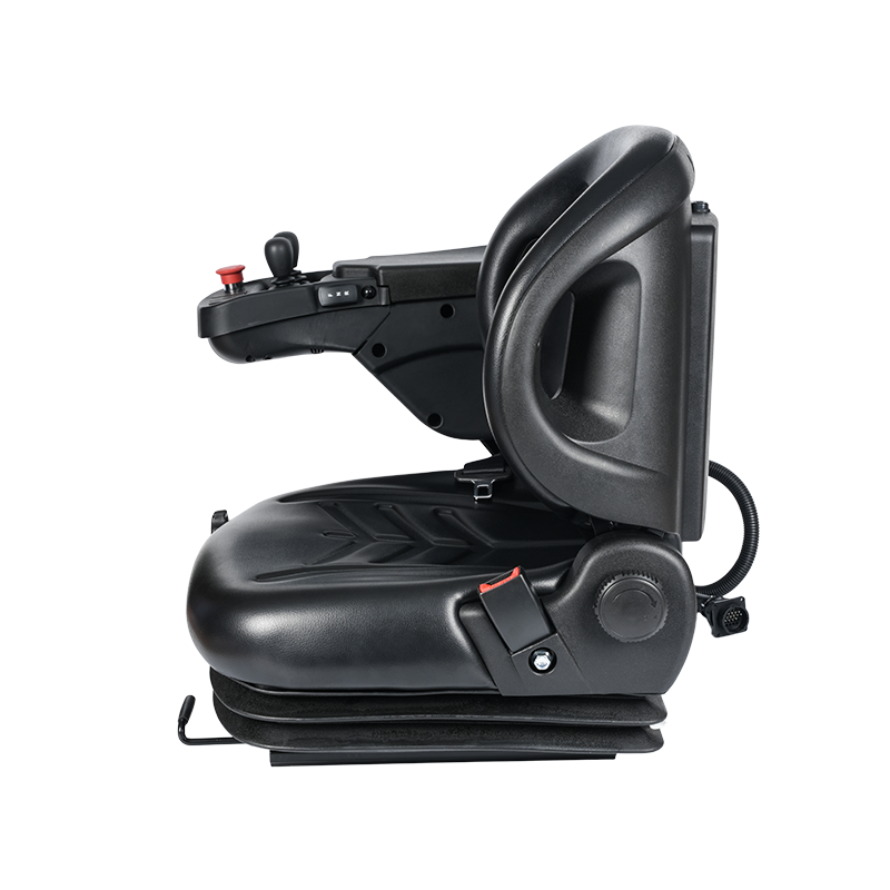 Asiento de montacargas con suspensión total BF2-3ABC con consola de reposabrazos inteligente integrada y palanca de control