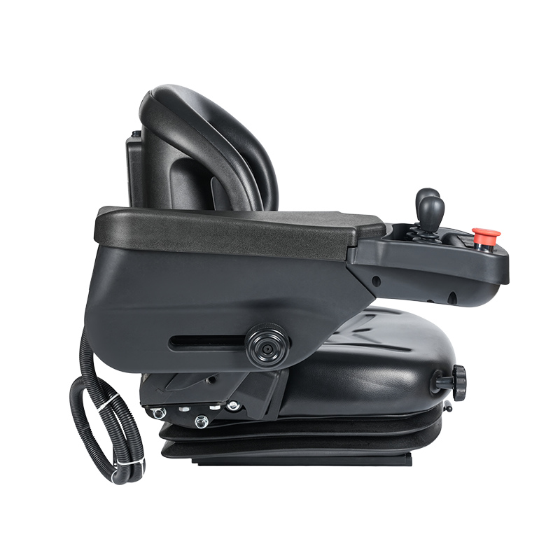 Asiento de montacargas con suspensión total BF2-3ABC con consola de reposabrazos inteligente integrada y palanca de control