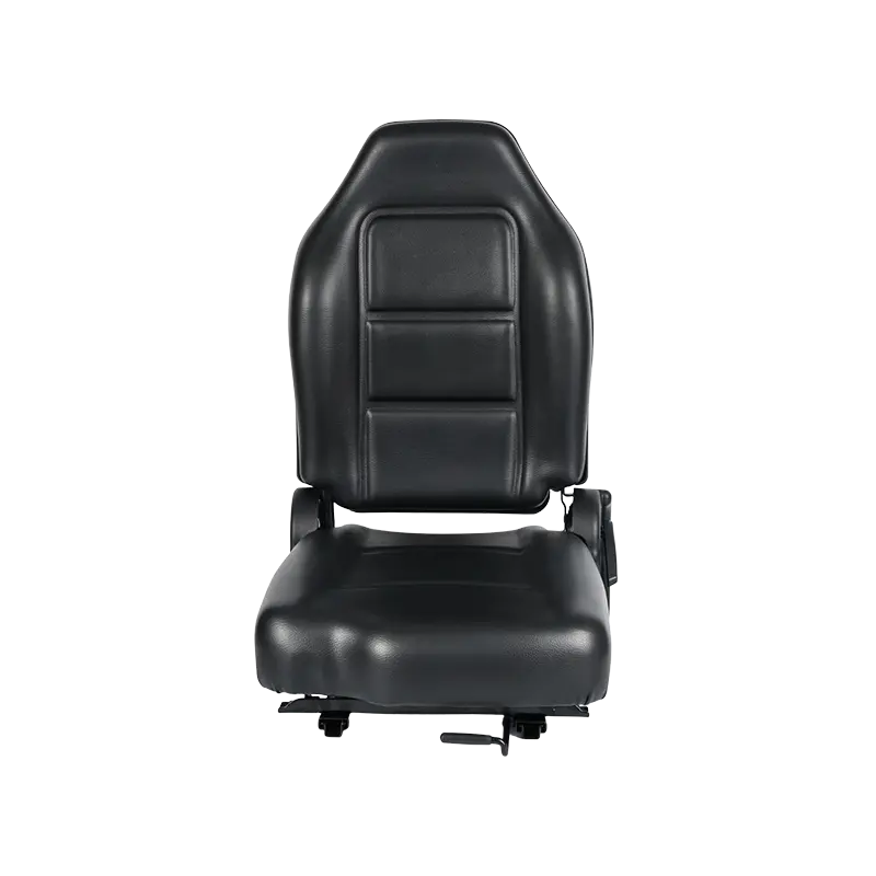 BF6-2 Asiento económico para maquinaria de construcción con respaldo ajustable y compatibilidad con varios tamaños de montaje