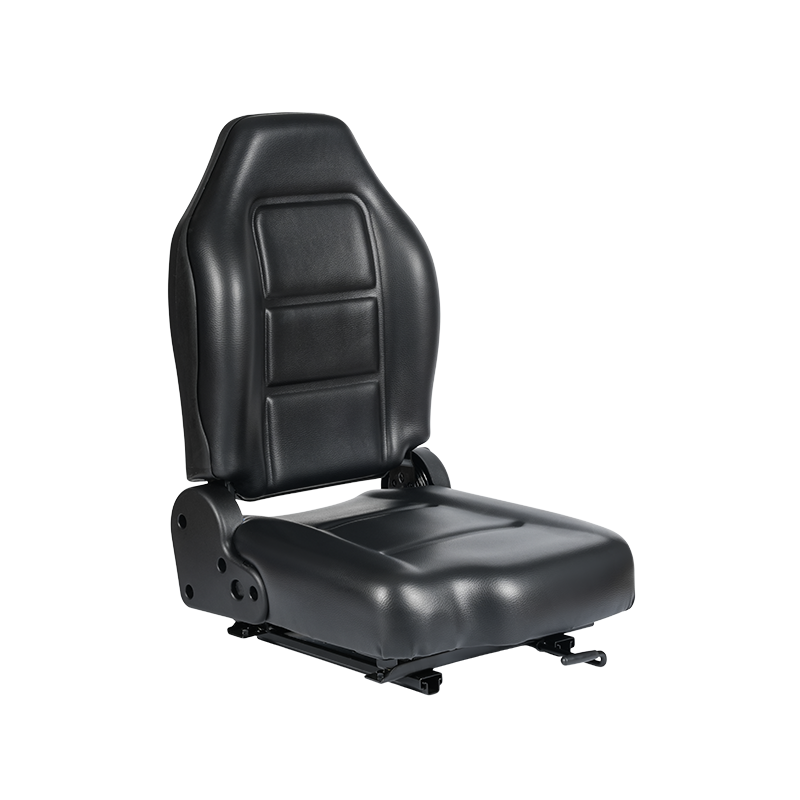 BF6-2 Asiento económico para maquinaria de construcción con respaldo ajustable y compatibilidad con varios tamaños de montaje